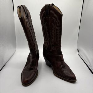 Joe Sanchez Cowboy Boots Heel Cowgirl Boots Leather Sole Ladies’ Size EU 37